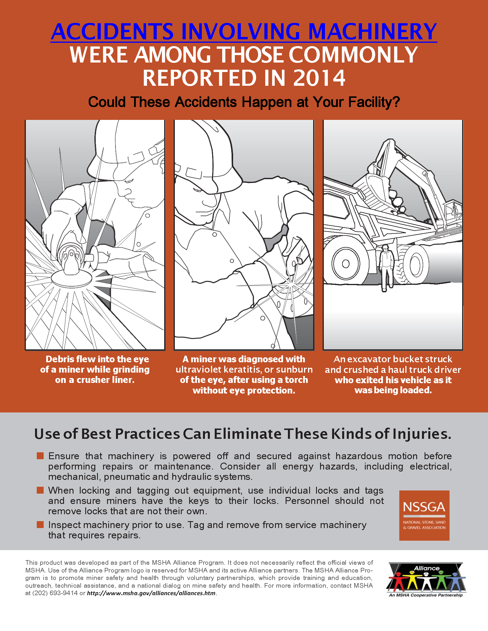 MNM Safety Alert Machinery and Equipment Mine Safety and Health